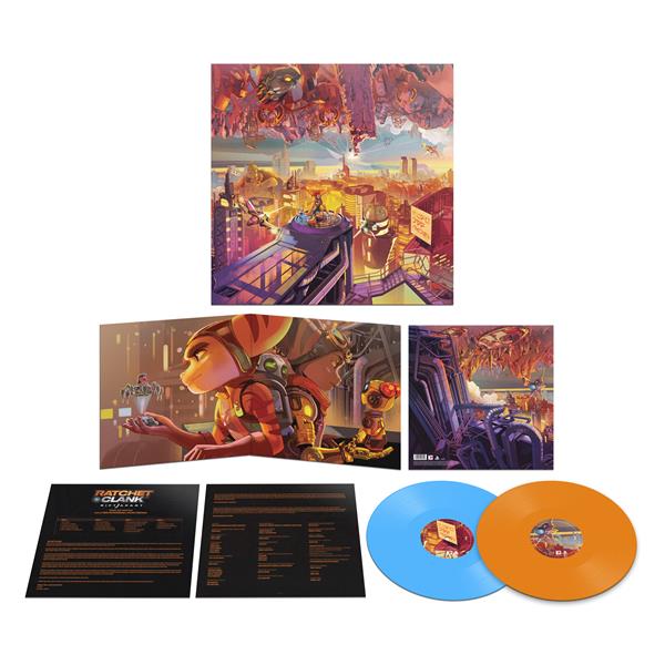Ratchet And Clank : Rift Apart Vinyle Bleu et Orange Marbré