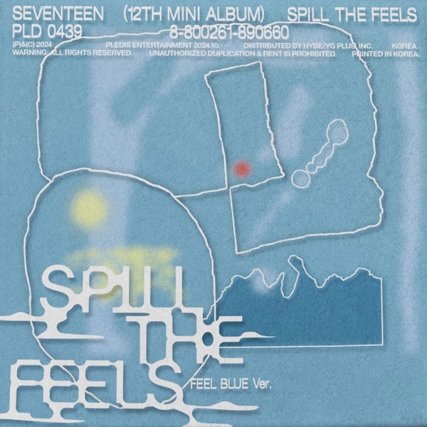 SEVENTEEN 12th Mini Album 'SPILL THE FEELS' (FEEL BLUE Ver.)