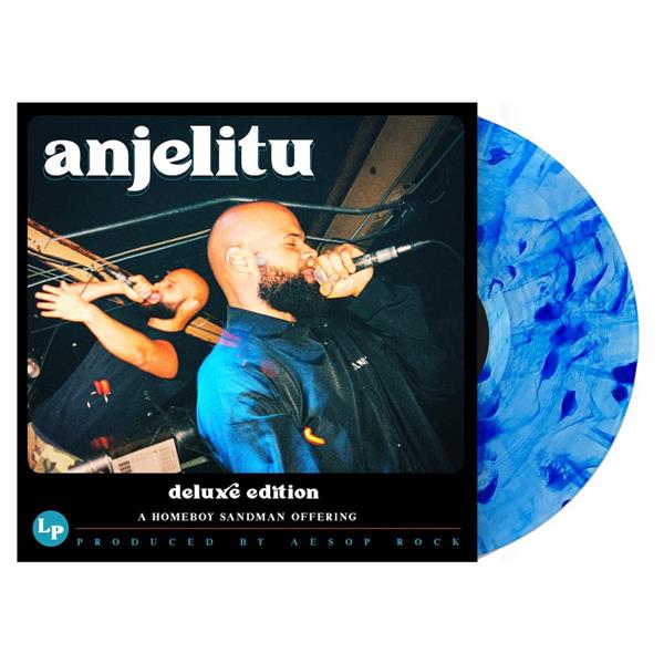 ANJELITU/VINYLE BLEU NUAGEUX FONDANT/ALTERNATE COVER ART