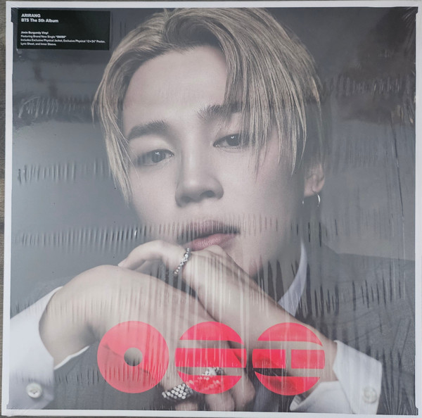BTS The 5th Album 'ARIRANG' (Jimin Vinyl Version) Édition Limitée Exclusivité Fnac Vinyle Burgundie