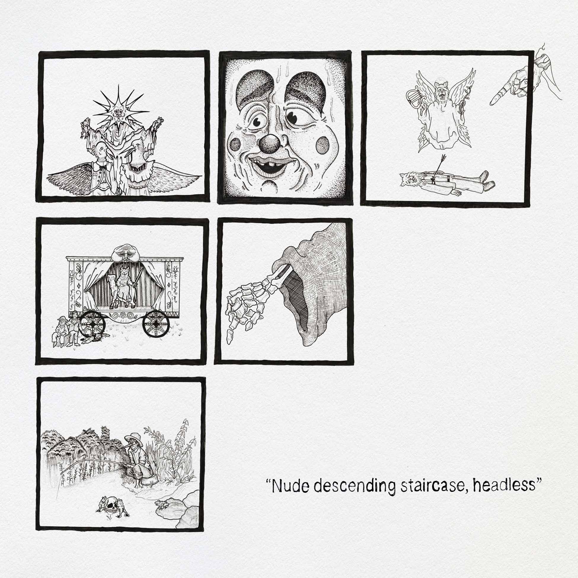 Nude Descending Staircase Headless - Vinyle Gris