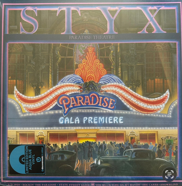 Paradise Theatre Édition Limitée Exclusivité Fnac Vinyle Bleu