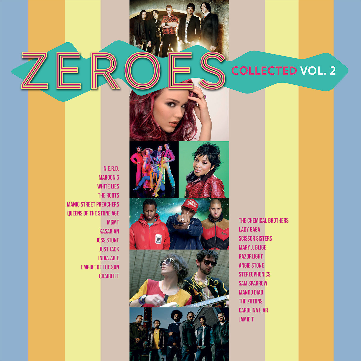ZEROES COLLECTED VOL 2/VINYLE ROUGE AUDIOPHILE 180GR