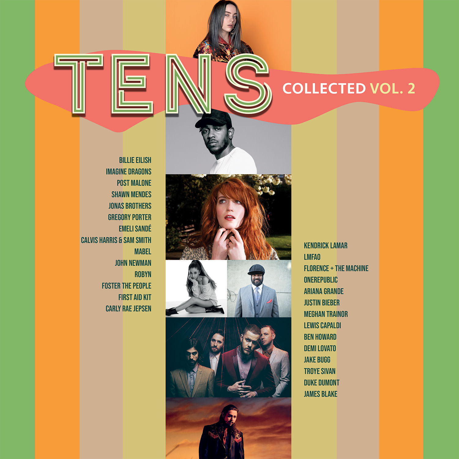 TENS COLLECTED VOL 2/VINYLE JAUNE AUDIOPHILE 180GR
