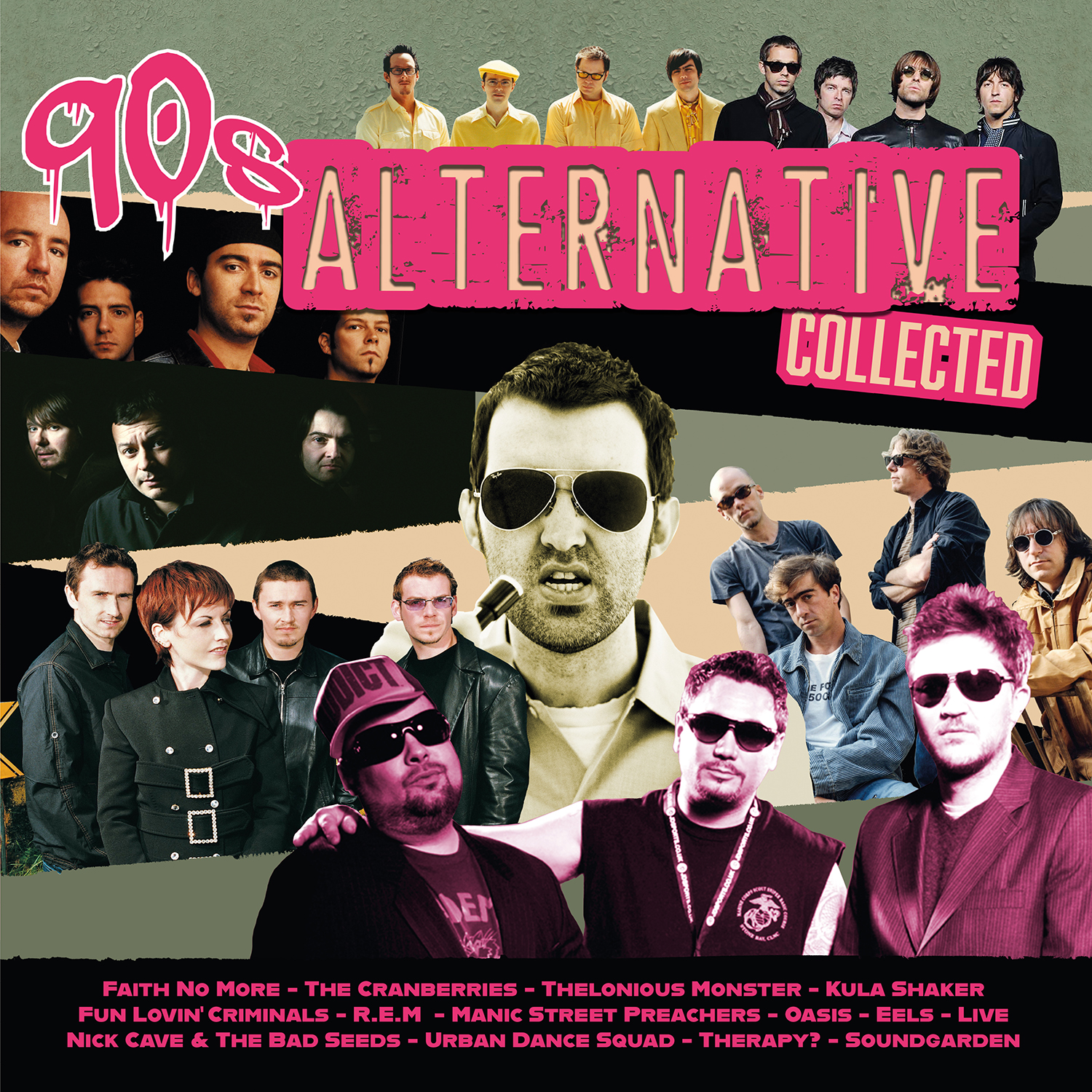 90 S ALTERNATIVE COLLECTED/VINYLE MAGENTA AUDIOPHILE 180GR