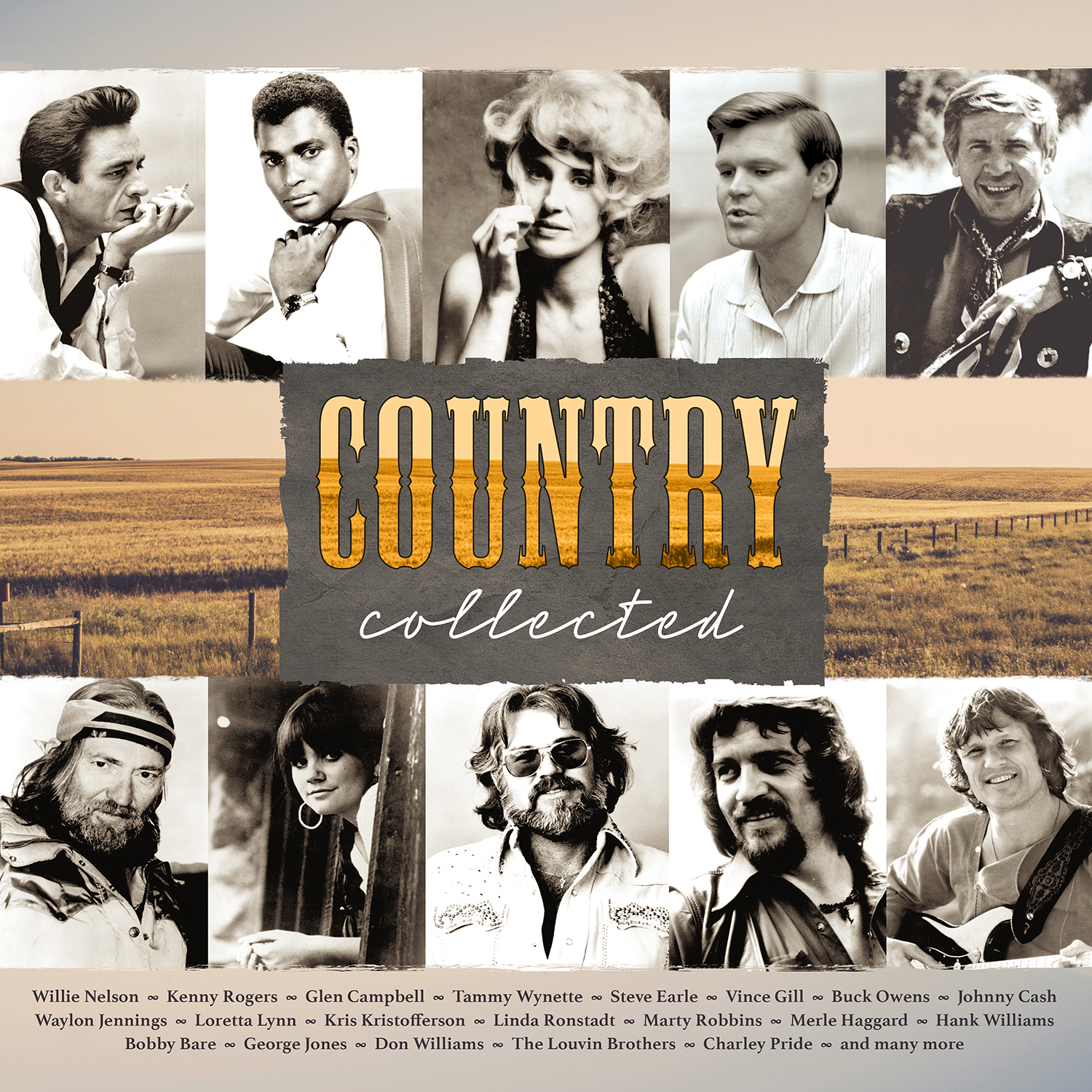Country Collected/vinyle Transparent Audiophile 180gr
