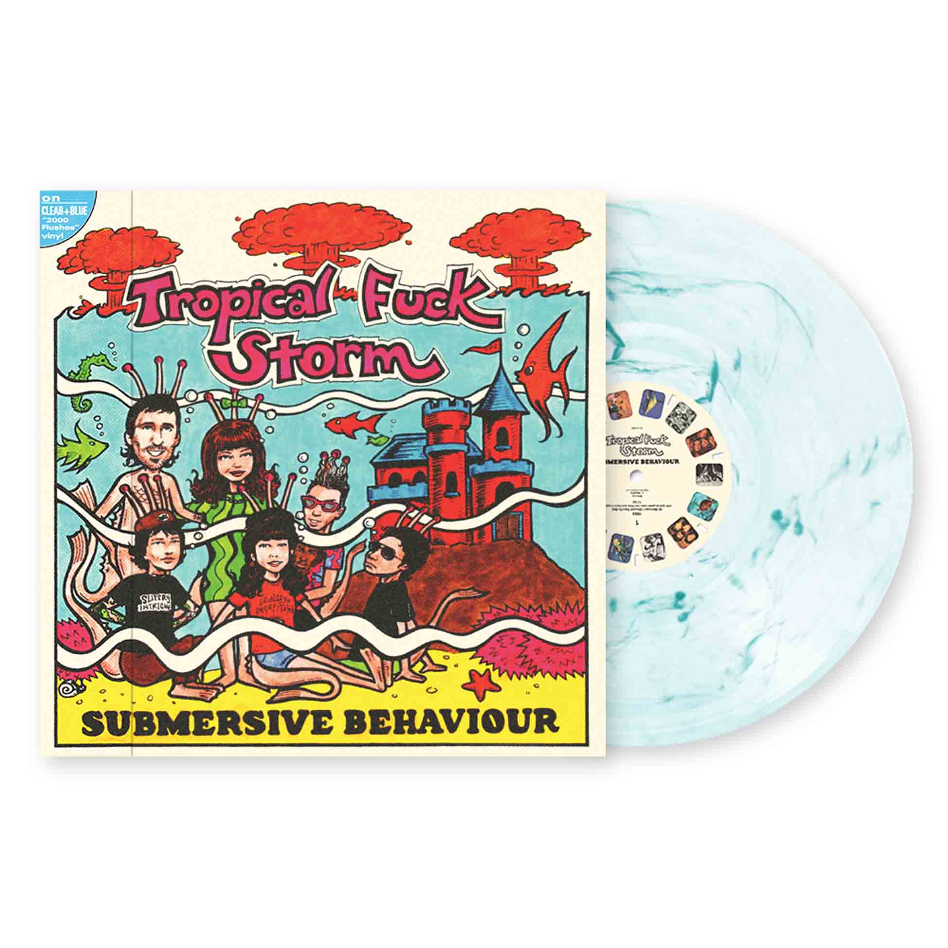 Submersive Behaviour - Vinyle Bleu Swirl