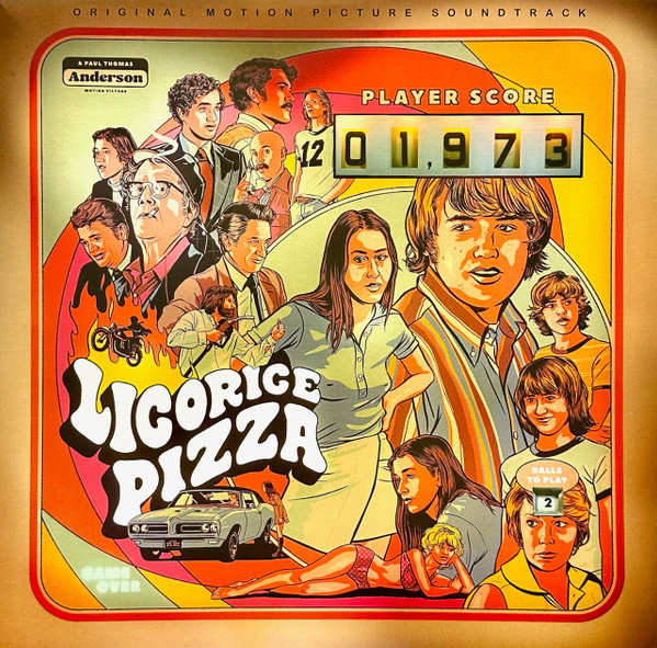 Licorice Pizza Original Soundtrack Vinyle Rouge