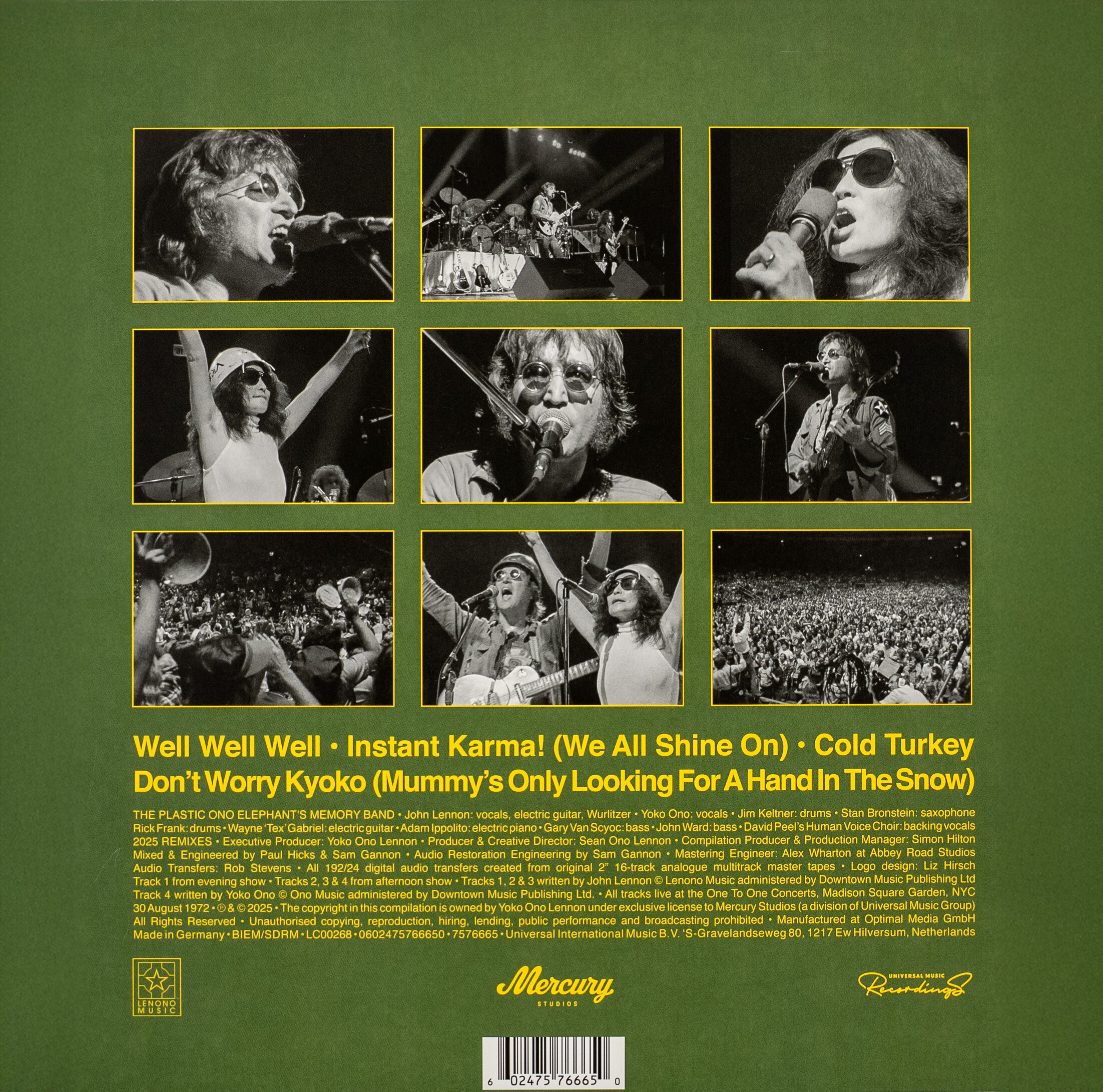 Power To The People - Live at the One To One Concert, New York City, 1972