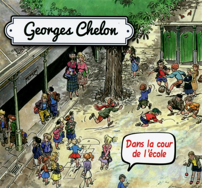Dans la cour de l'école