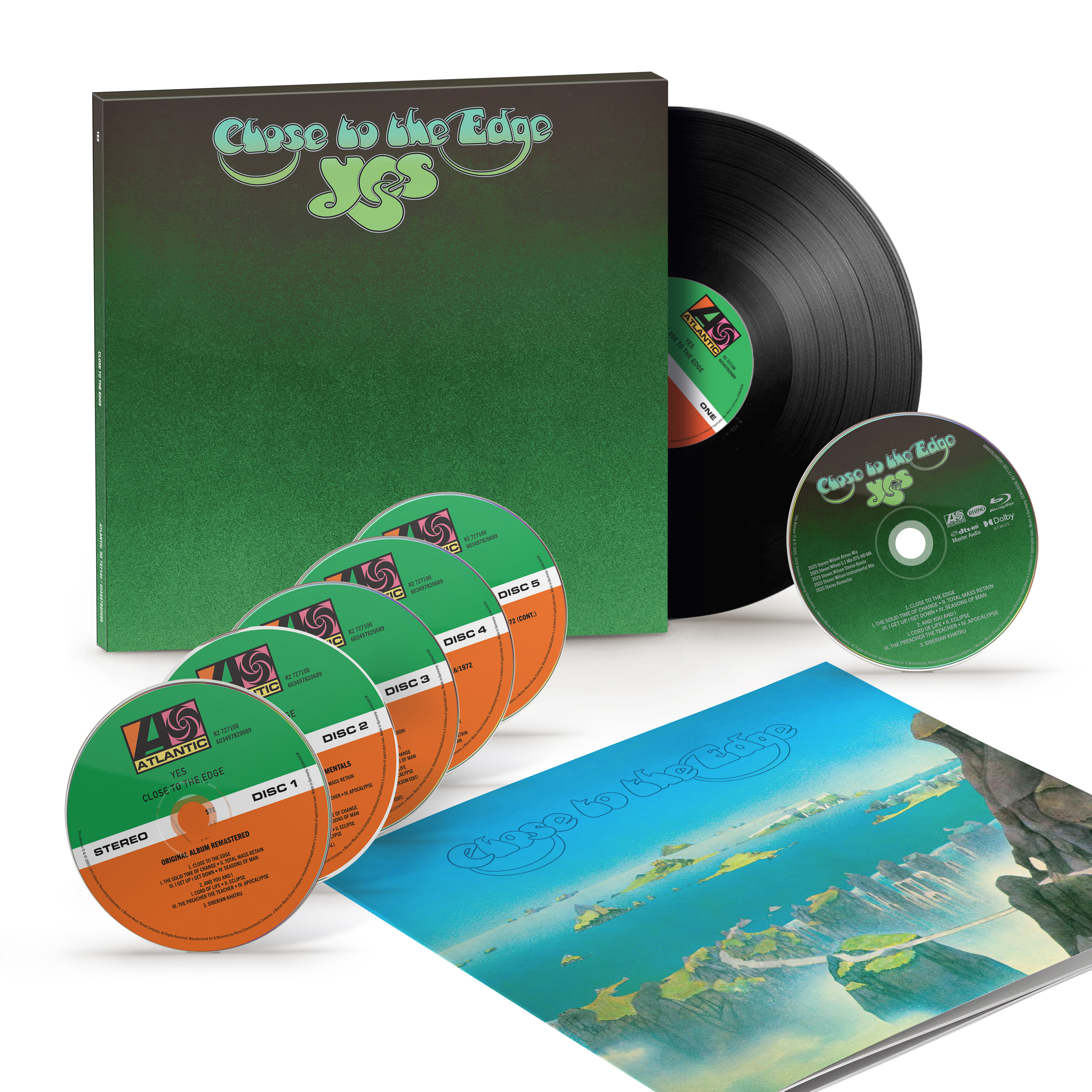 CLOSE TO THE EDGE (COFFRET 5CD+LP+BLU-RAY)
