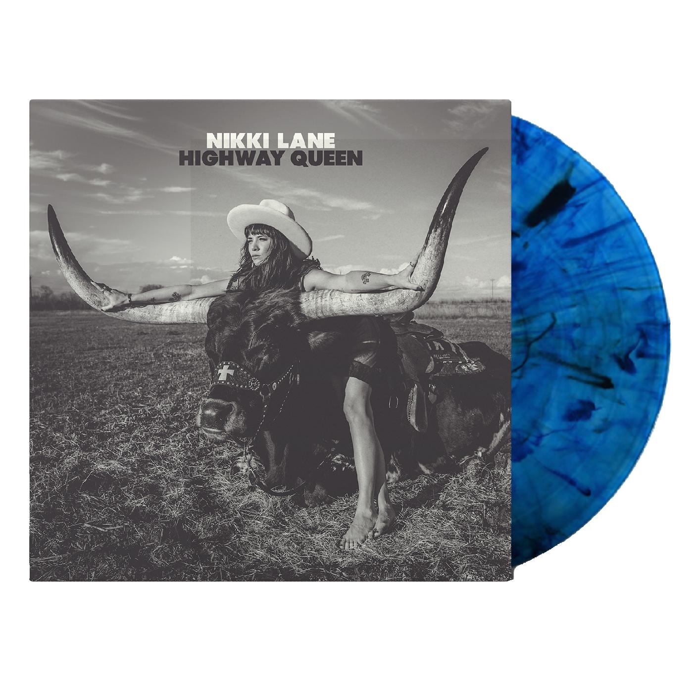 HIGHWAY QUEEN/VINYLE COULEUR BLUE JEAN