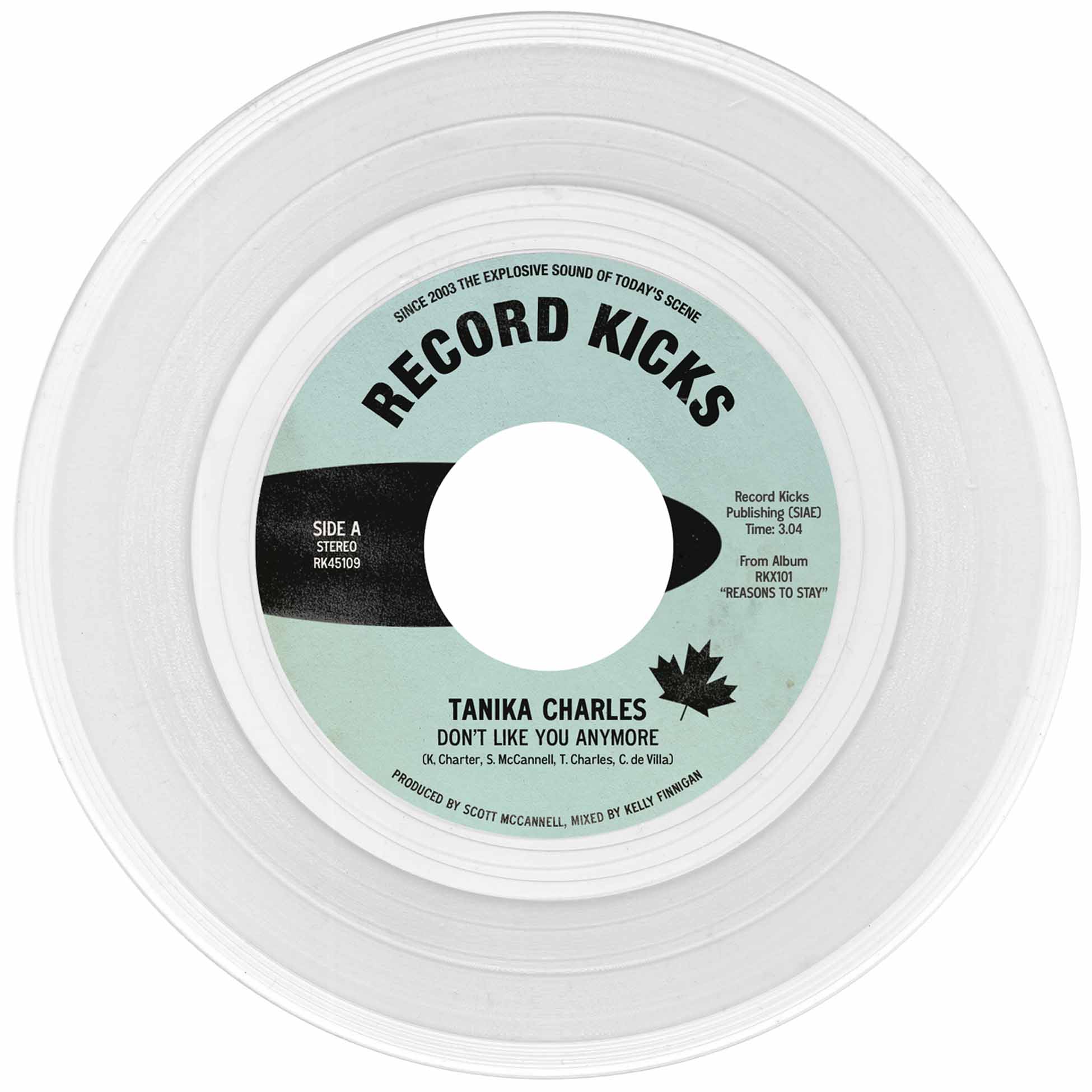 Don'T Like You Anymore + Here When You'Re Ready - Vinyle Transparent