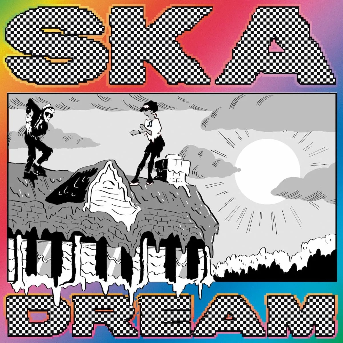 Ska Dream/Clear With Black, White & Yellow Splatter Vinyl