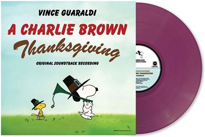 A Charlie Brown Thanksgiving Édition Limitée Vinyle Rose