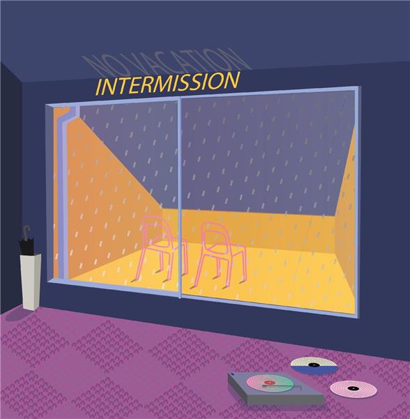INTERMISSION/VINYLE FACE A ROSE/FACE B JAUNE