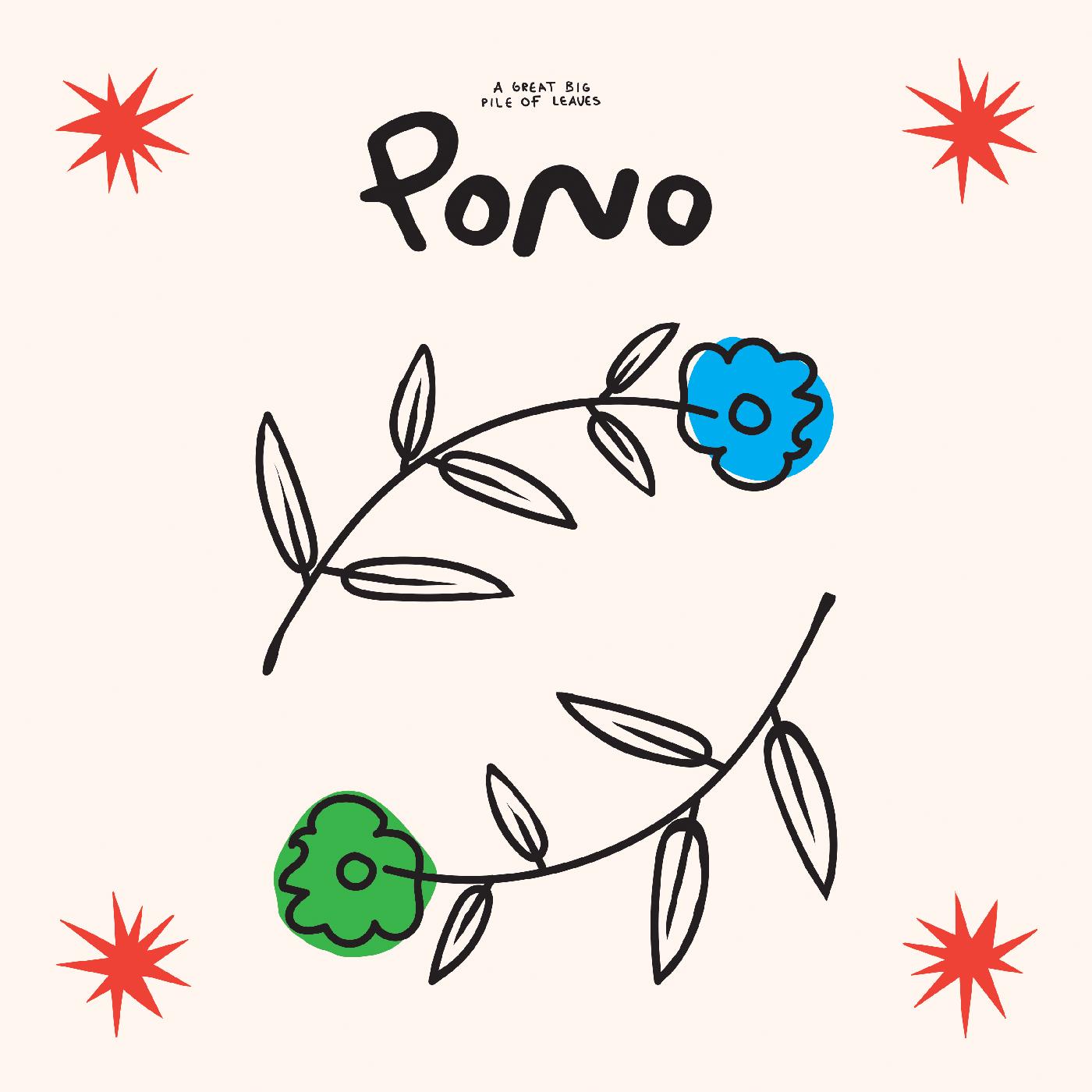 PONO/VINYLE BLEU ET BLANC FUMEE