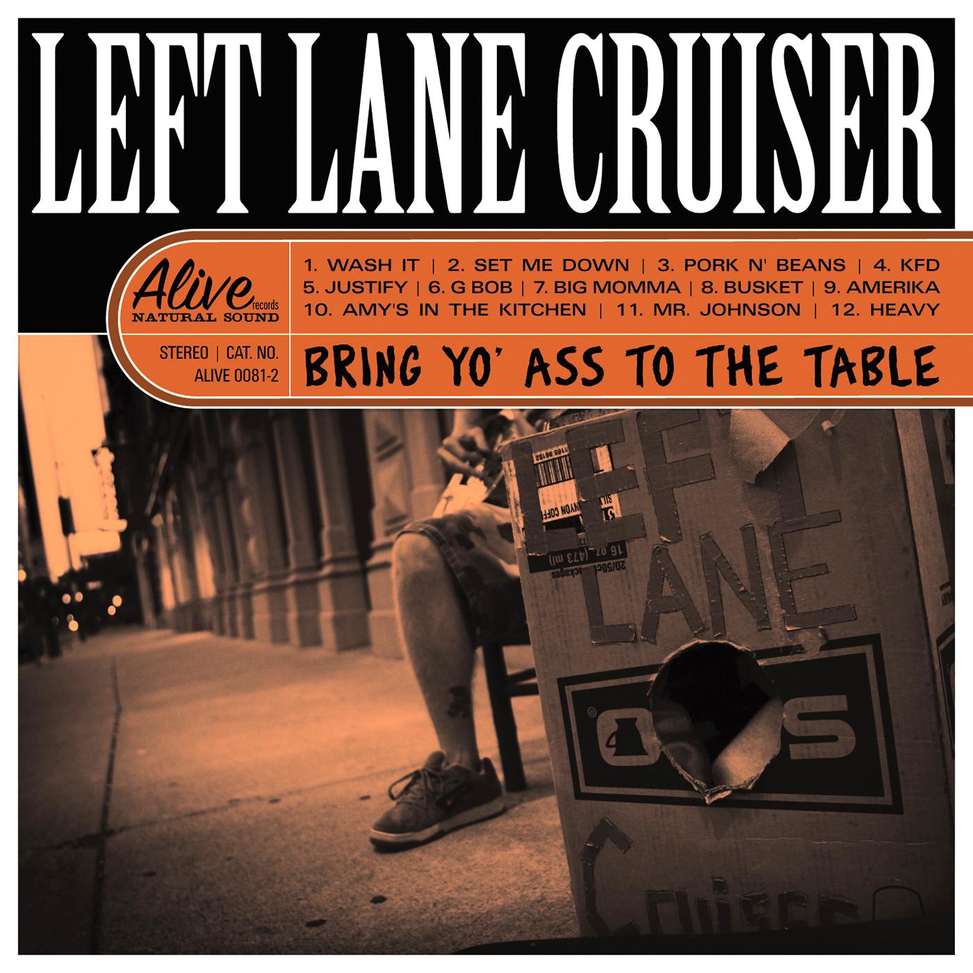 BRING YO ASS TO THE TABLE/VINYLE ORANGE TRANSPARENT