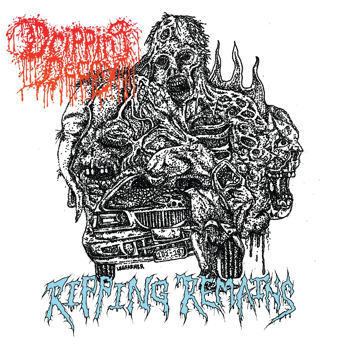 RIPPING REMAINS/VINYLE JAUNE ET VERT CITRON