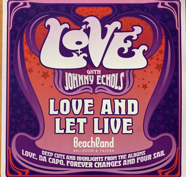 Love & Let Live - Live At Beachland Ballroom & Tavern - 30th April 2025 - édition limitée colorée 180g
