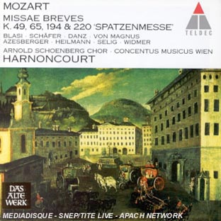 Missae brèves / K.49, K.65, K.194 et K.220 'Spatzenmesse'