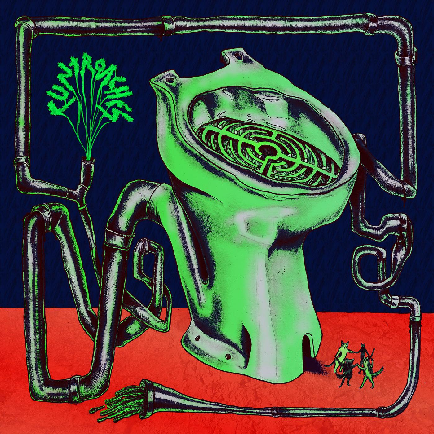 CUNTROACHES/VINYLE VERT