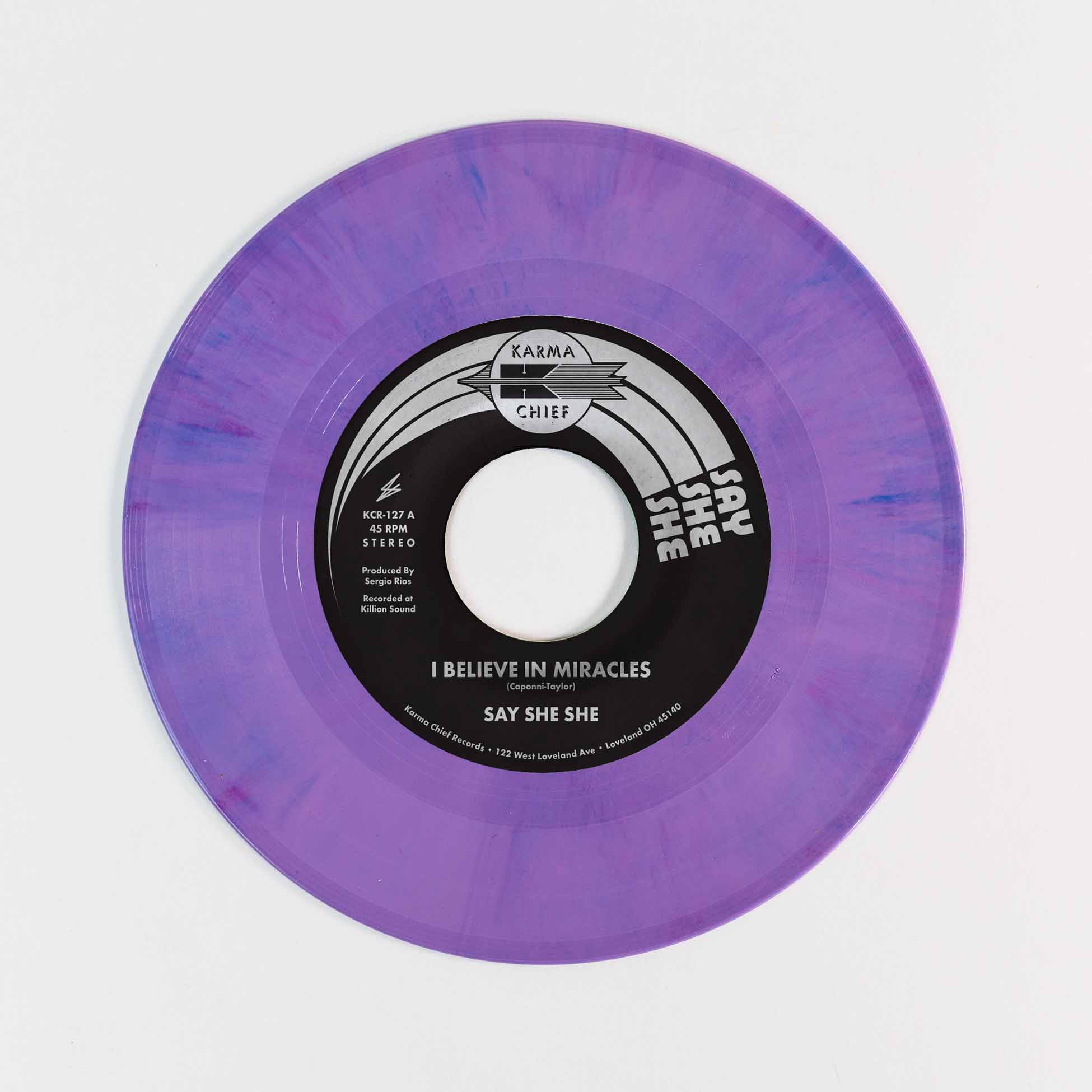 I Believe In Miracles + C'Est Si Bon - Vinyle Swirl Violet