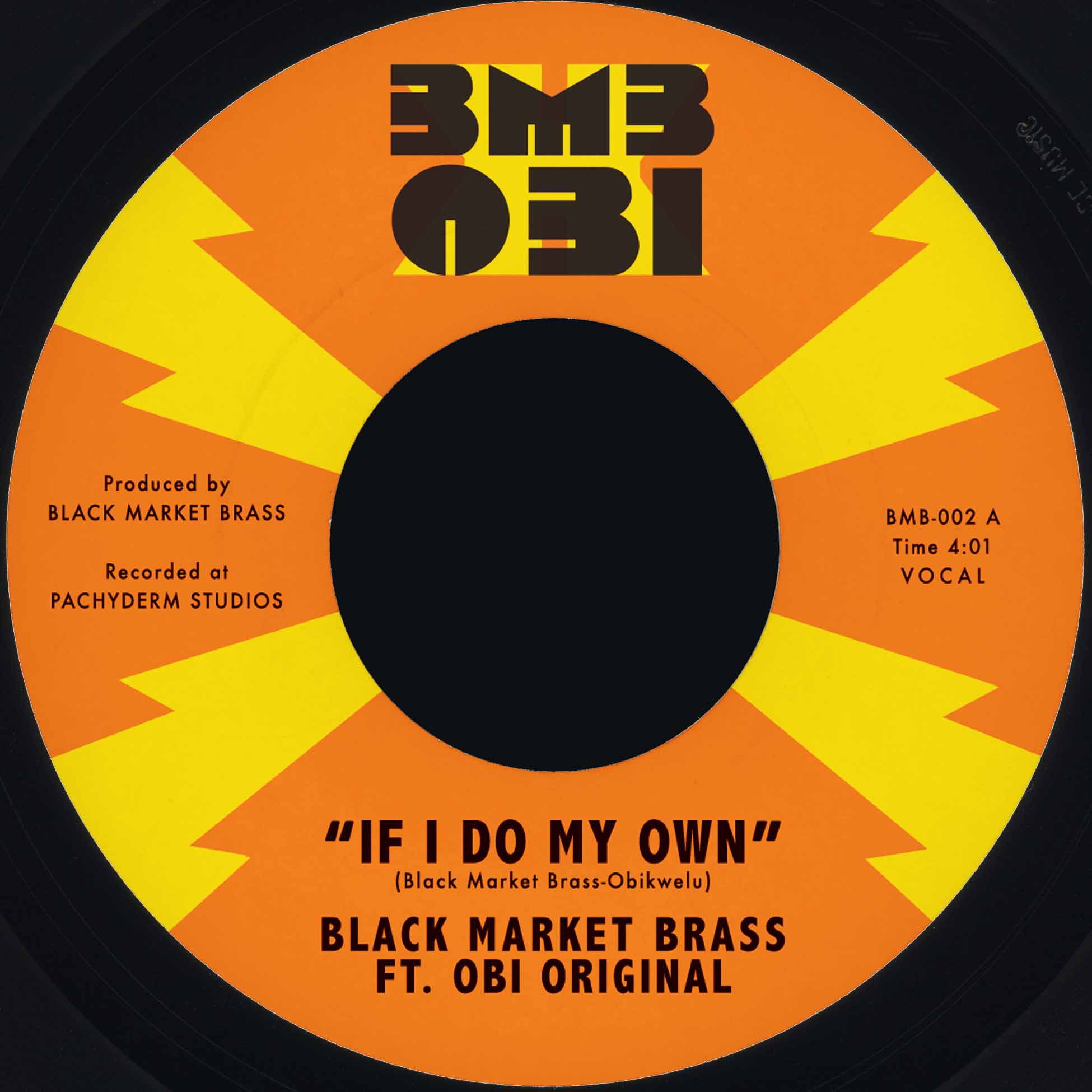 If I Do My Own + I No Be (Colonizer) - Vinyle Couleur Aleatoire