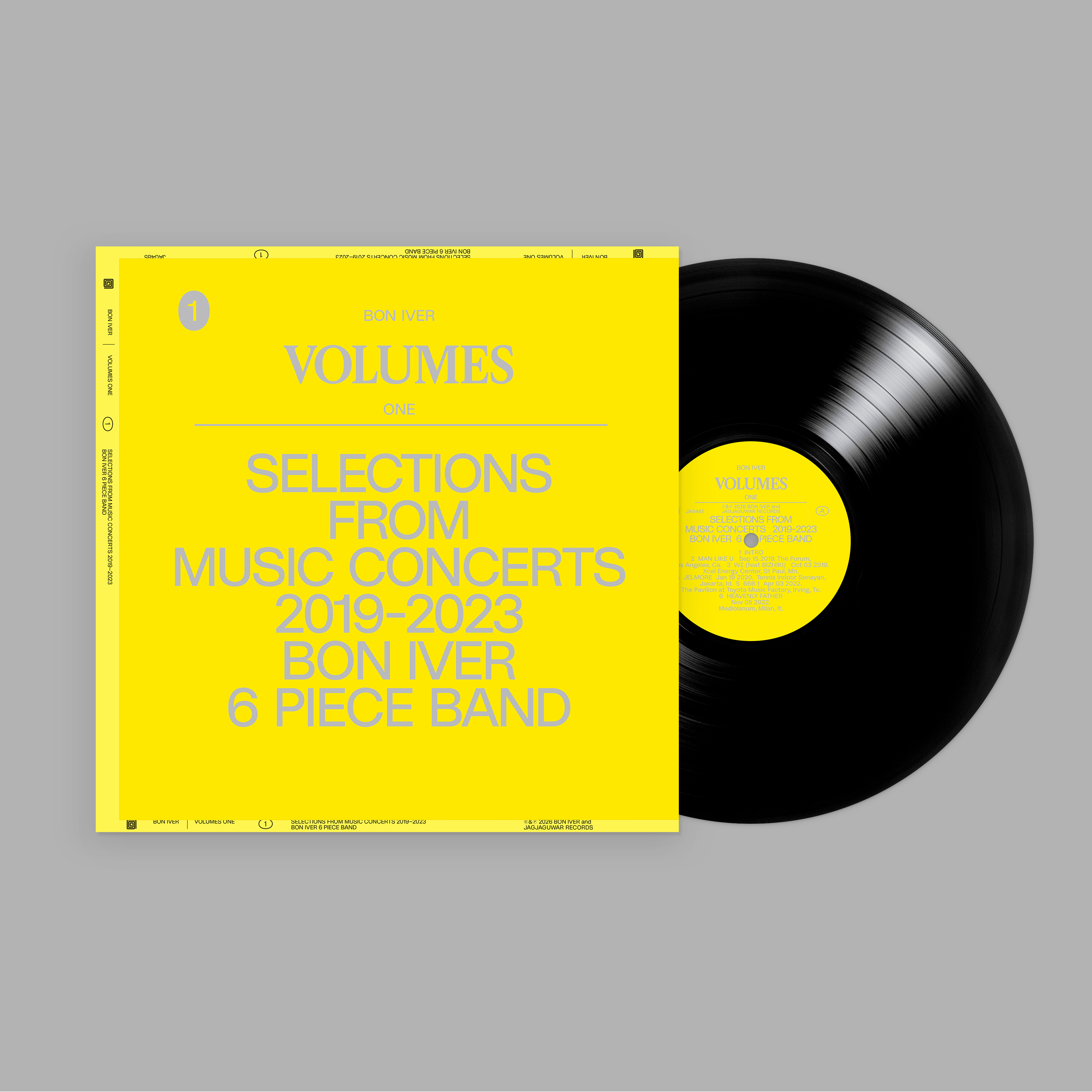 Volumes: One ''Selections From Music Concerts 2019-2023 Bon Iver 6 Piece Band''