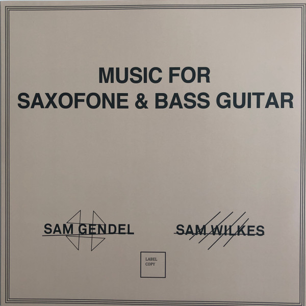 Music for Saxofone & Bass Guitar