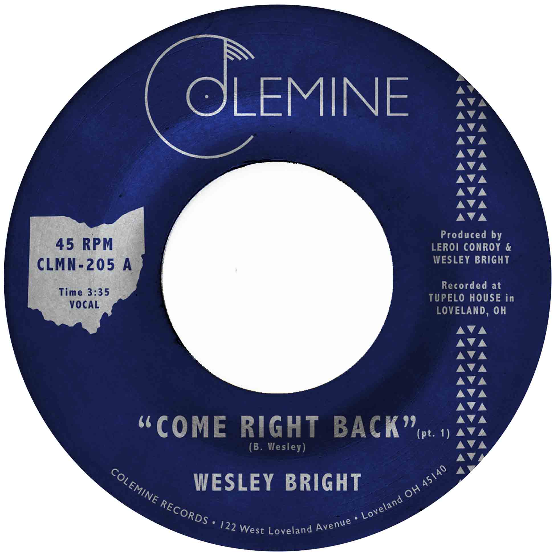 Come Right Back - Vinyle Rouge