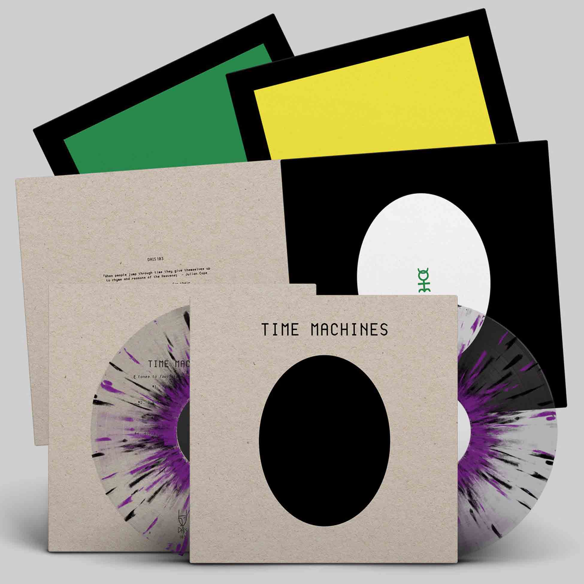 Time Machines - Vinyle Transparent Splatter Violet & Noir