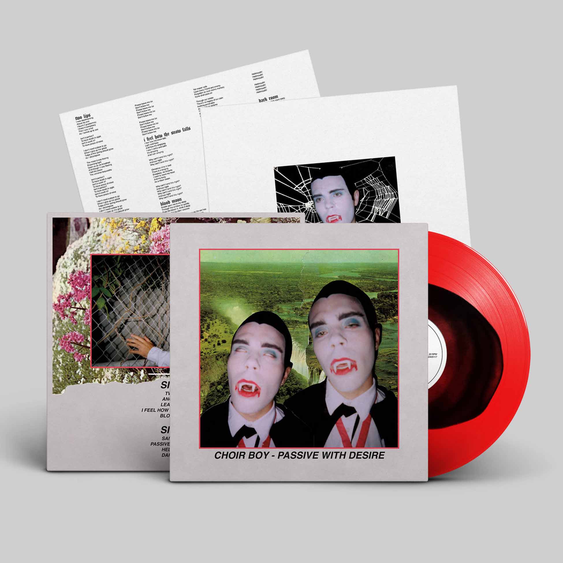 Passive With Desire - Vinyle Rouge Coeur Noir