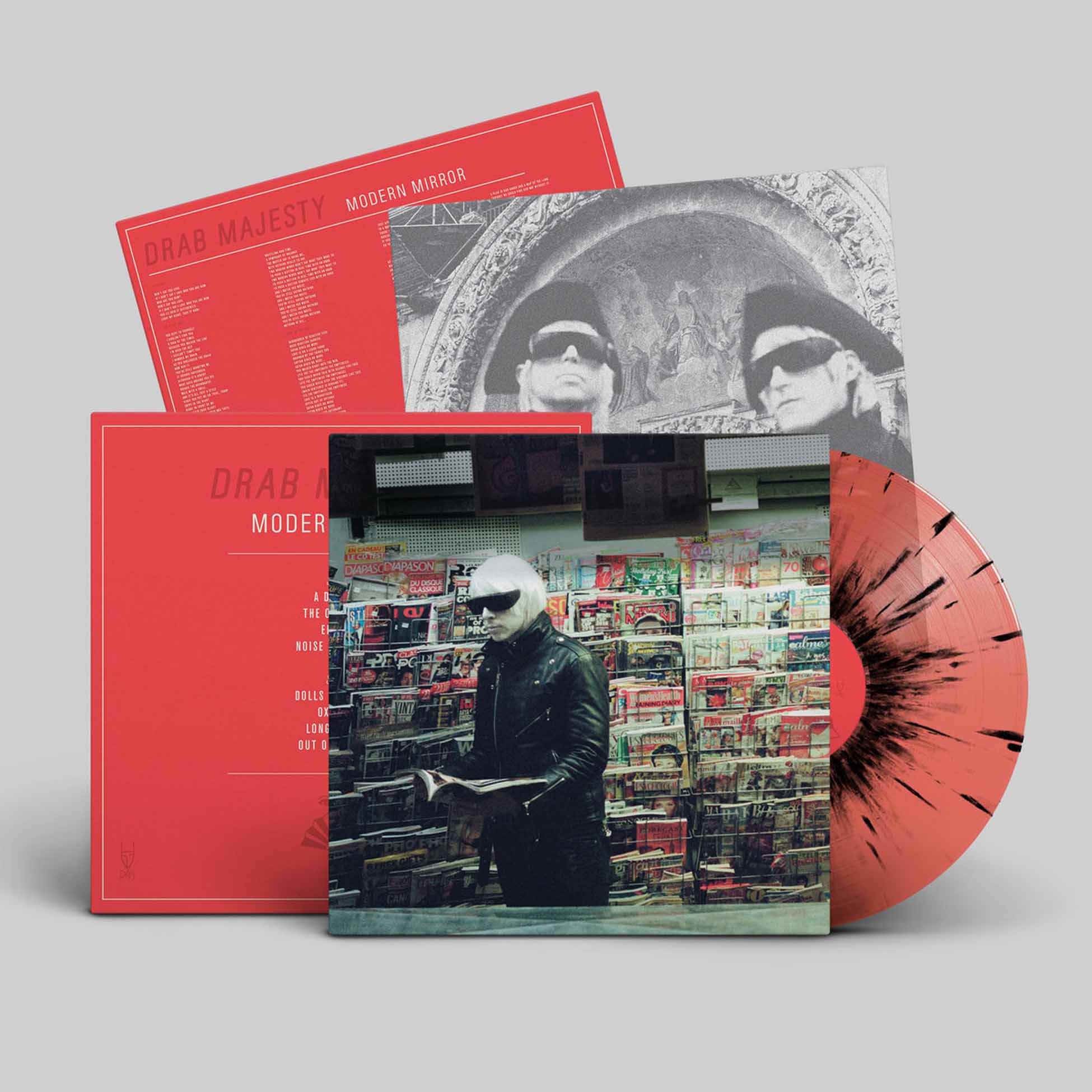 Modern Mirror - Vinyle Rouge Translucide Spatter Noir