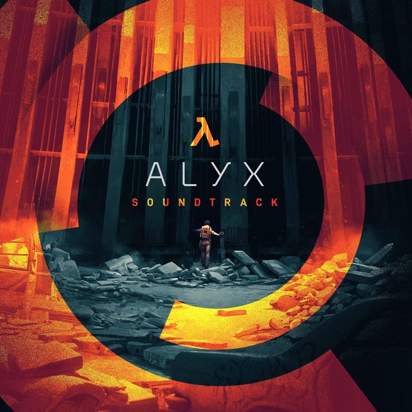 Half-Life: Alyx (Official Game Soundtrack) - Vinyle Noir Splatter Orange
