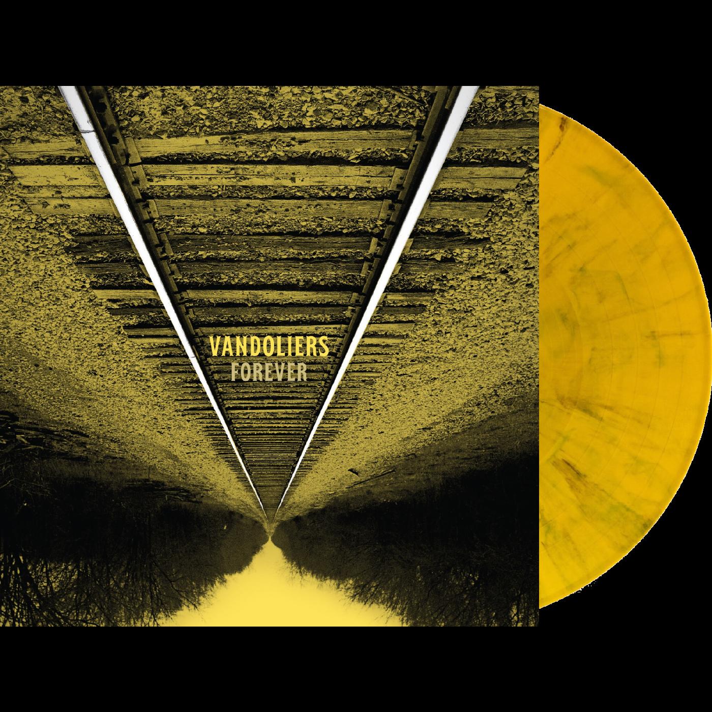 FOREVER/VINYLE AVEC ECLABOUSSURES OR ET NOIRES