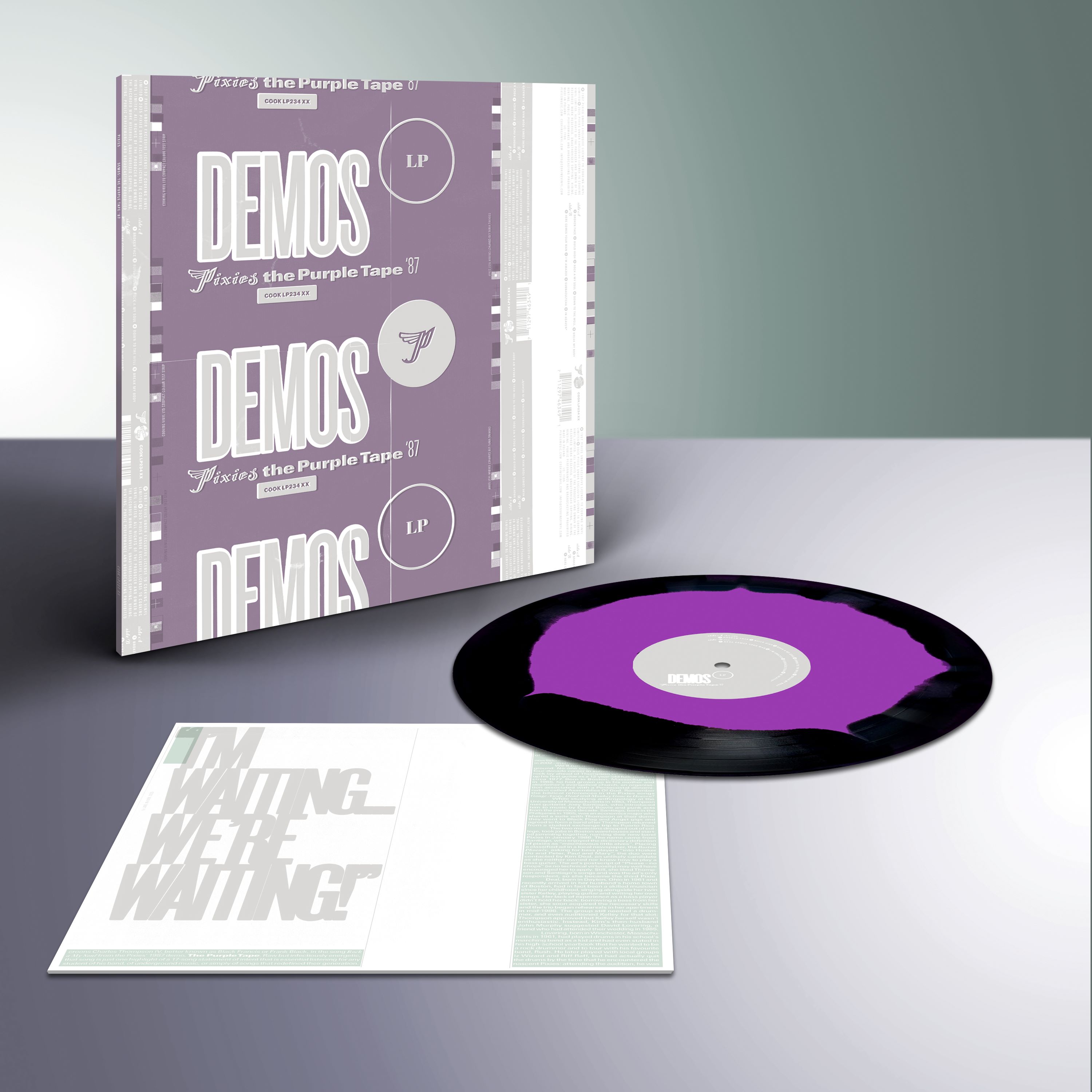 DEMOS - ÉDITION LIMITÉE - VINYLE COULEUR VIOLET ET NOIR