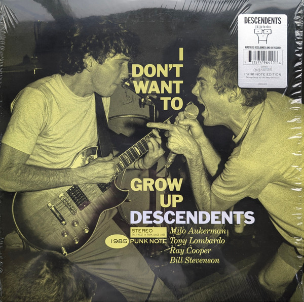 I Don't Want To Grow Up (Punk Note)