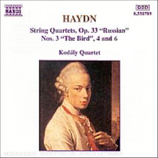 Quatuors à cordes "Russes" opus 33, N°3, N°4, et N°6