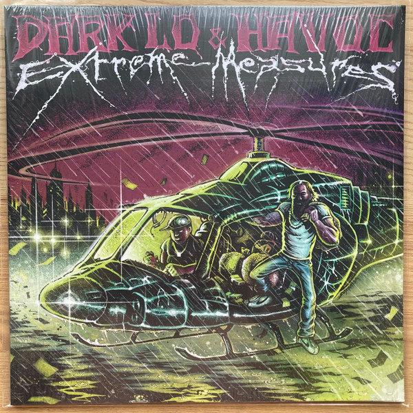 Extreme Measures/Magenta & Green Swirl Vinyl