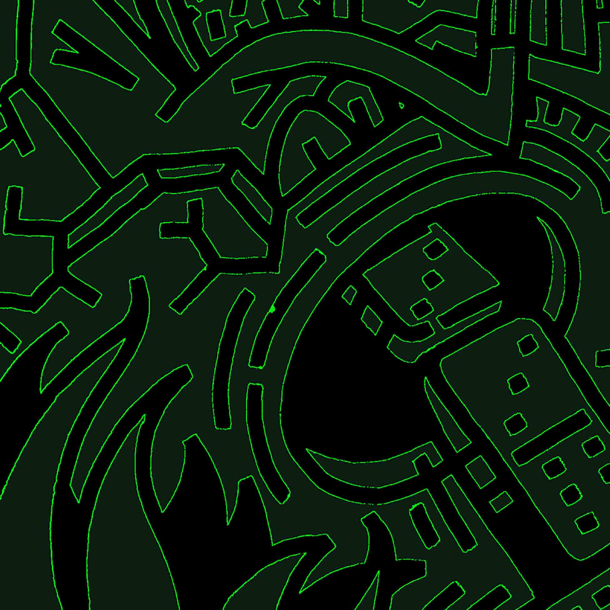 Ekizikiza Mubwengula - Vinyle Splatter Noir & Vert