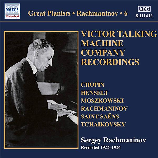 Complete Solo Piano Recordings Volume 6 Victor Talking Machine Company Recordordings