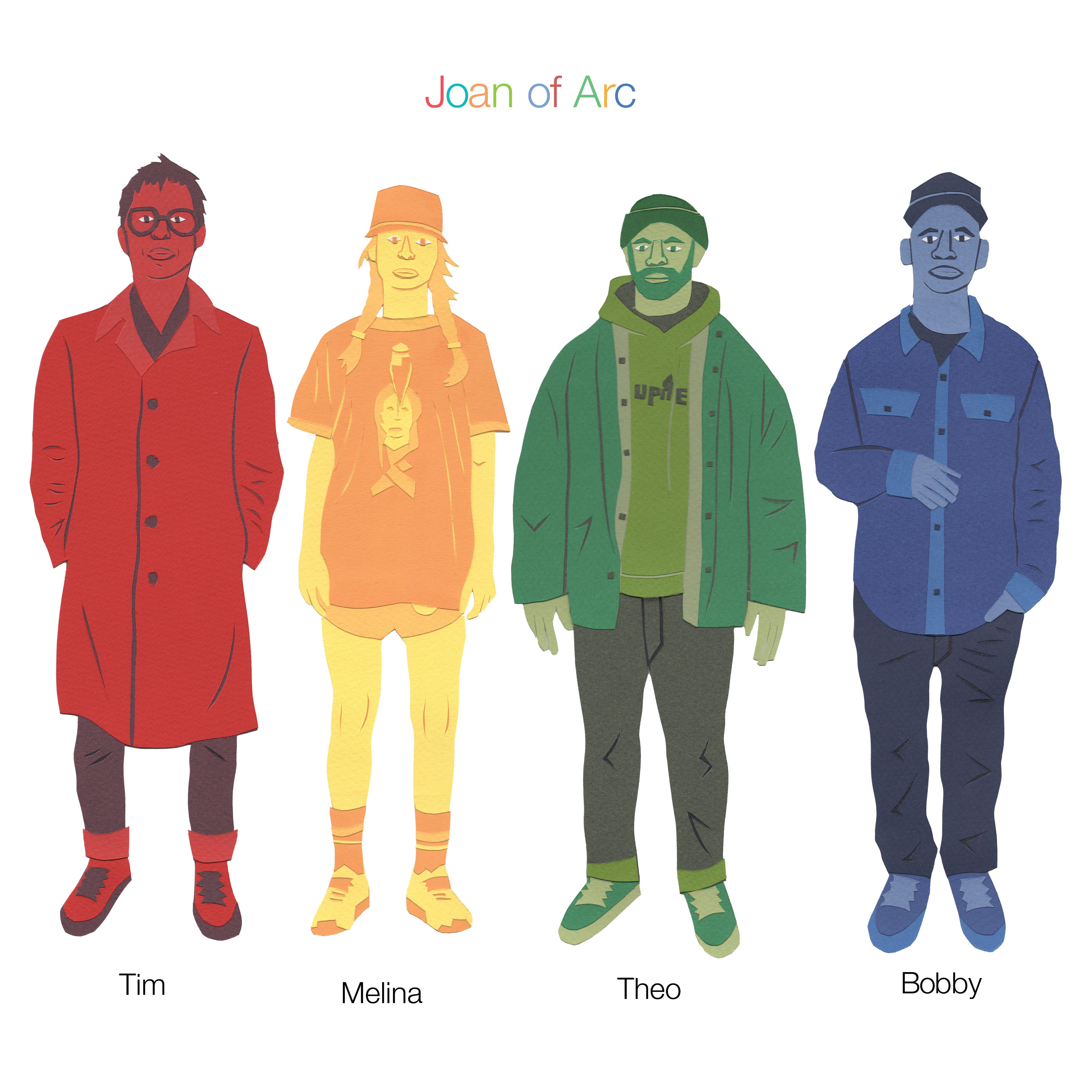 Tim Melina Theo Bobby - Vinyle Bleu Ciel