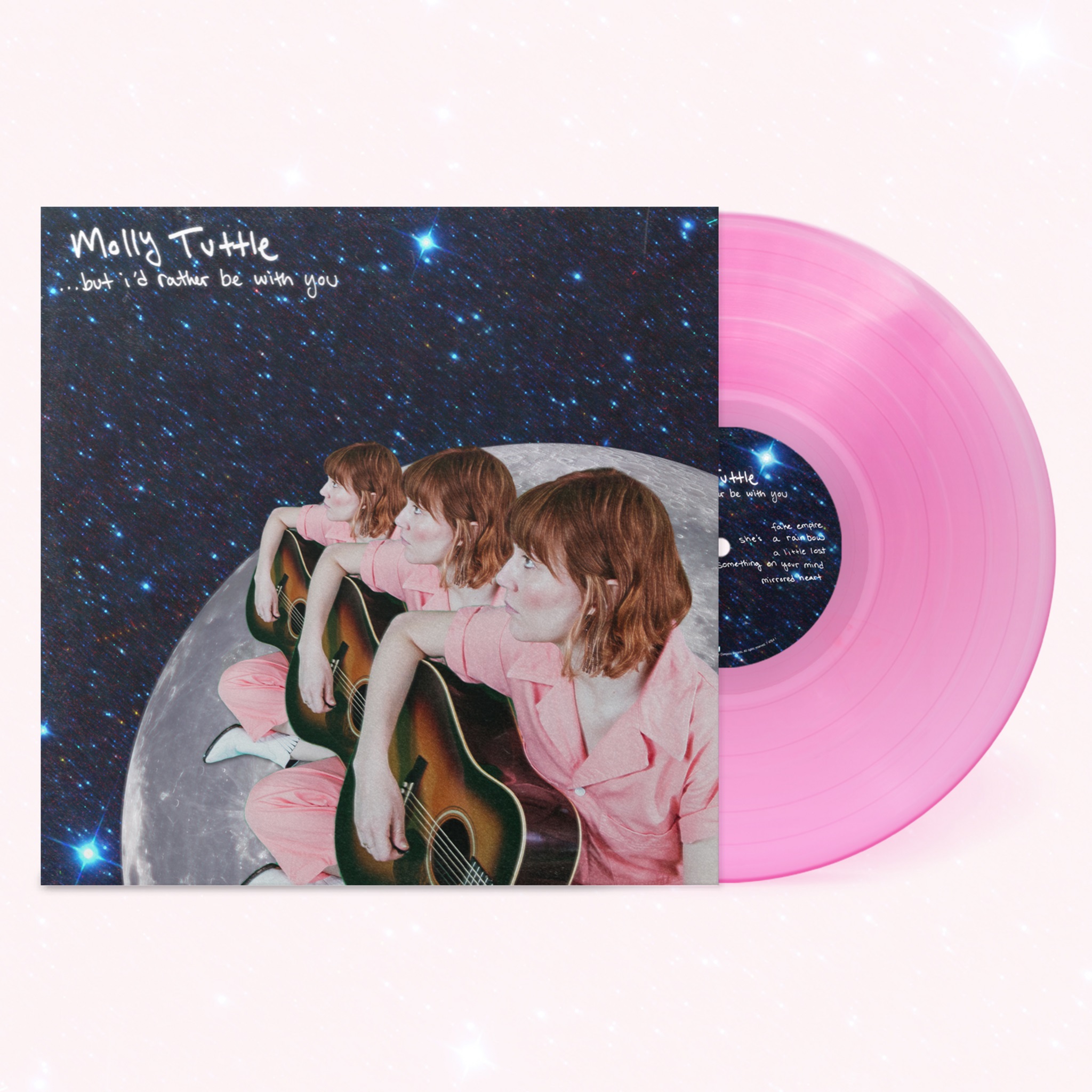 BUT I D RATHER BE WITH YOU/VINYLE ROSE TRANSLUCIDE