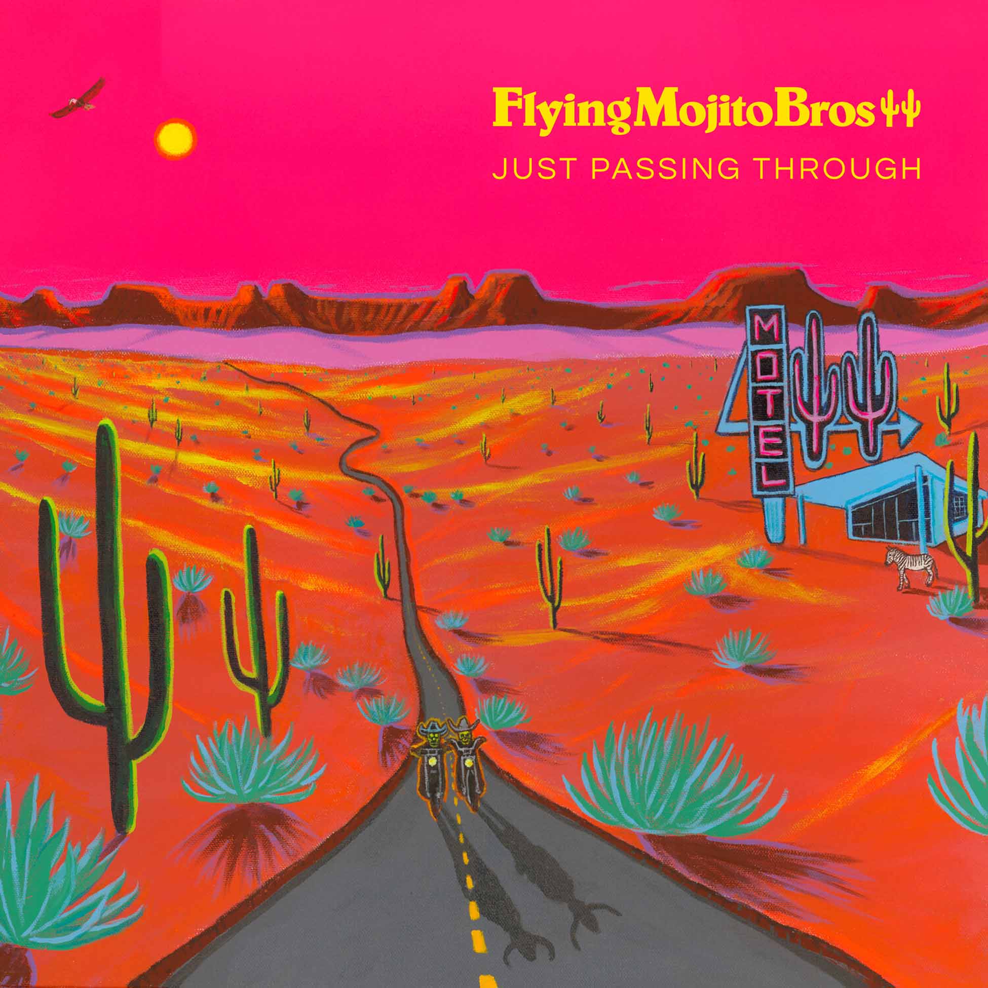 Just Passing Through - Vinyle Splatter Orange Et Rose