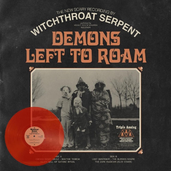 Demons Left To Roam Édition Limitée Vinyle Orange Transparent