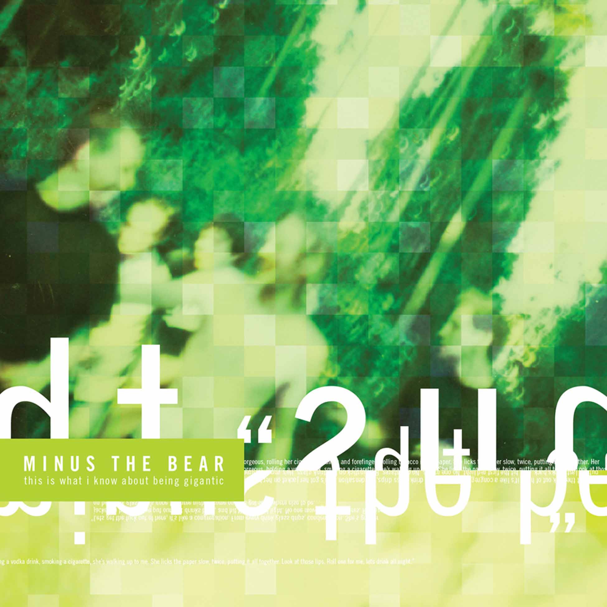 This Is What I Know About Being Gigantic - Vinyle Vert