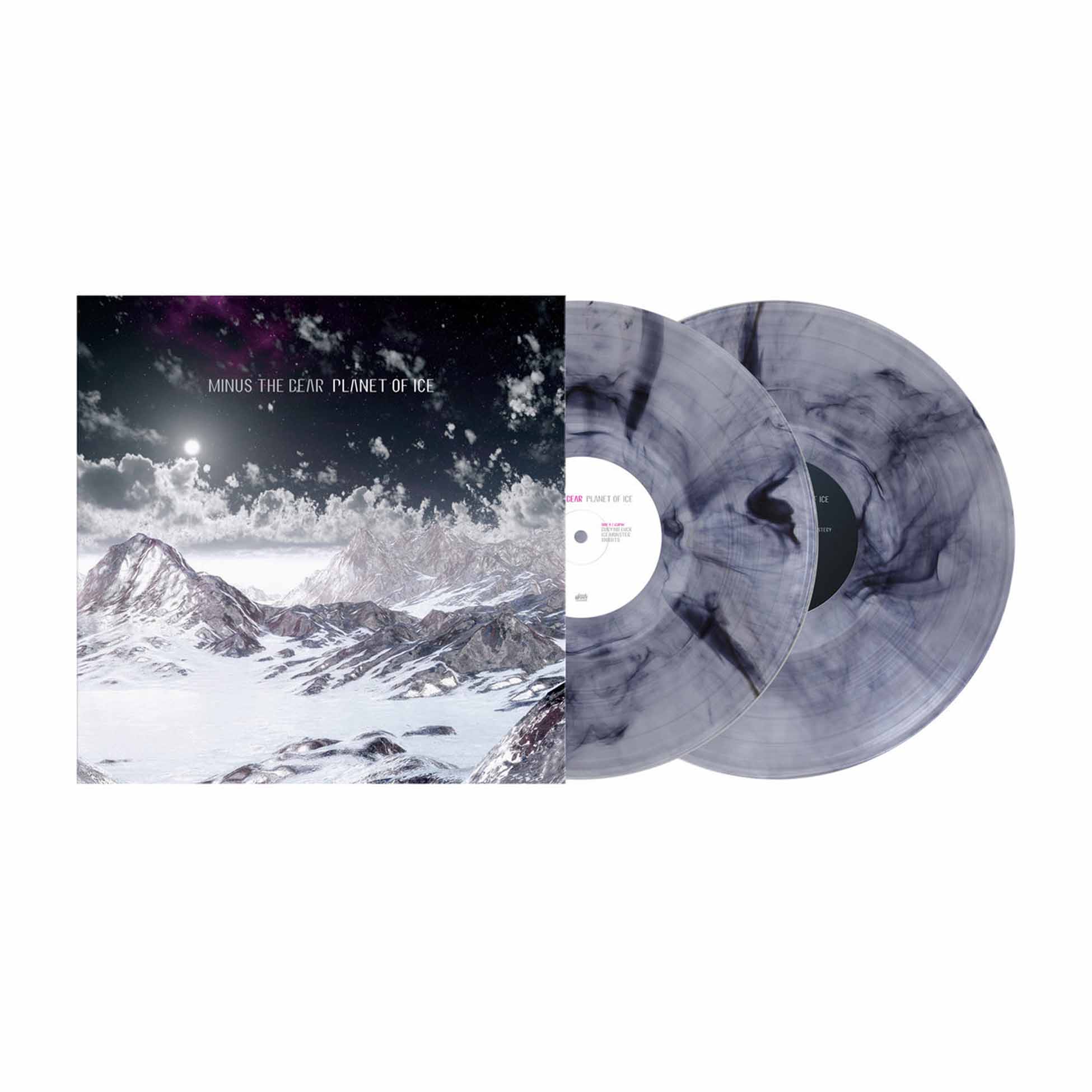 Planet Of Ice - Vinyle Gris Marbre Noir