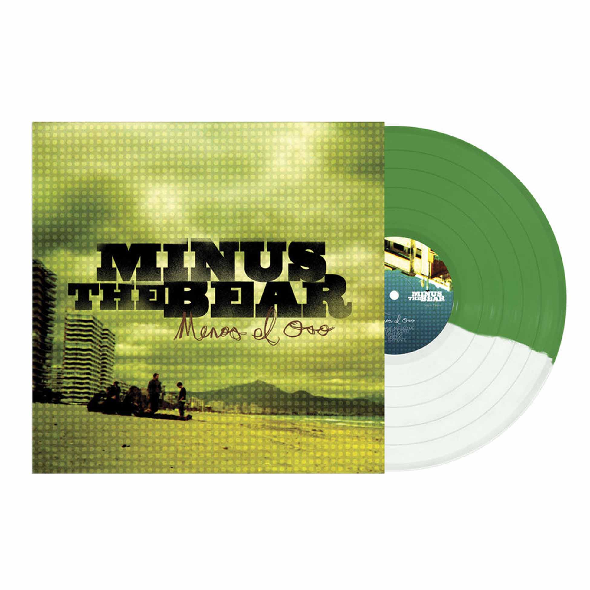 Menos El Oso - Vinyle Mi Vert Translucide Mi Blanc