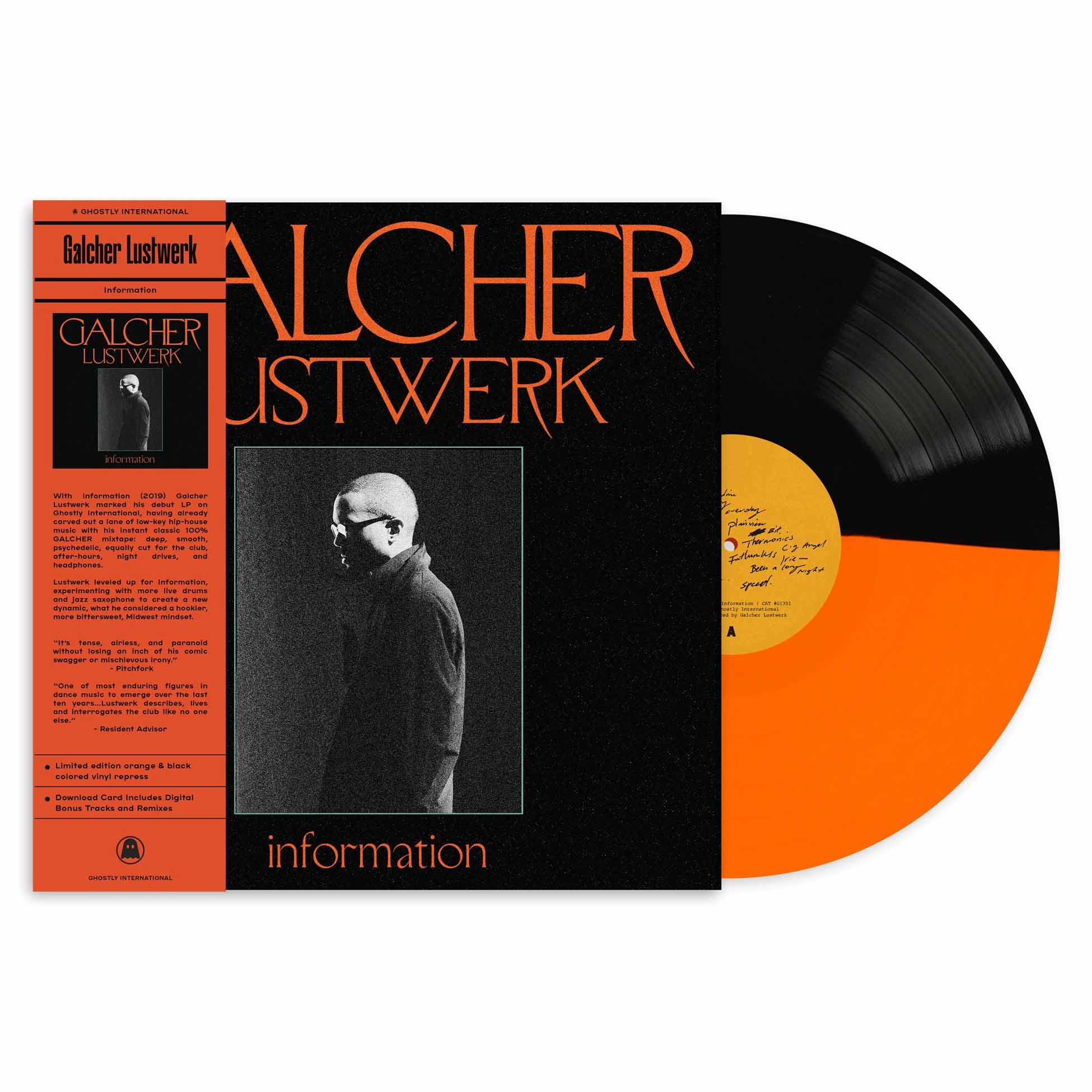 Information (Ghostly 25 Year Anniversary Edition) - Vinyle Mi Orange & Mi Noir